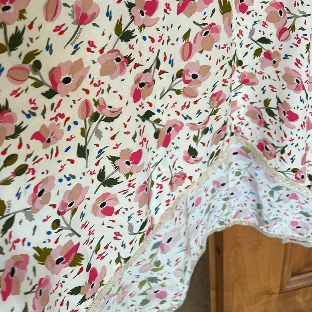 🇫🇷🇫🇷ZADIG & VOLTAIRE Paris Risty Anemone Floral Print Slip maxi hi low Dress - Picture 6 of 12